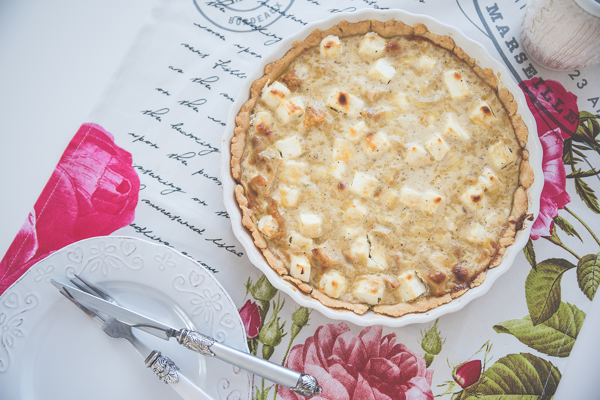 Nie wiem czy to tarta, czy quiche ale ważne, że smakuje bosko!